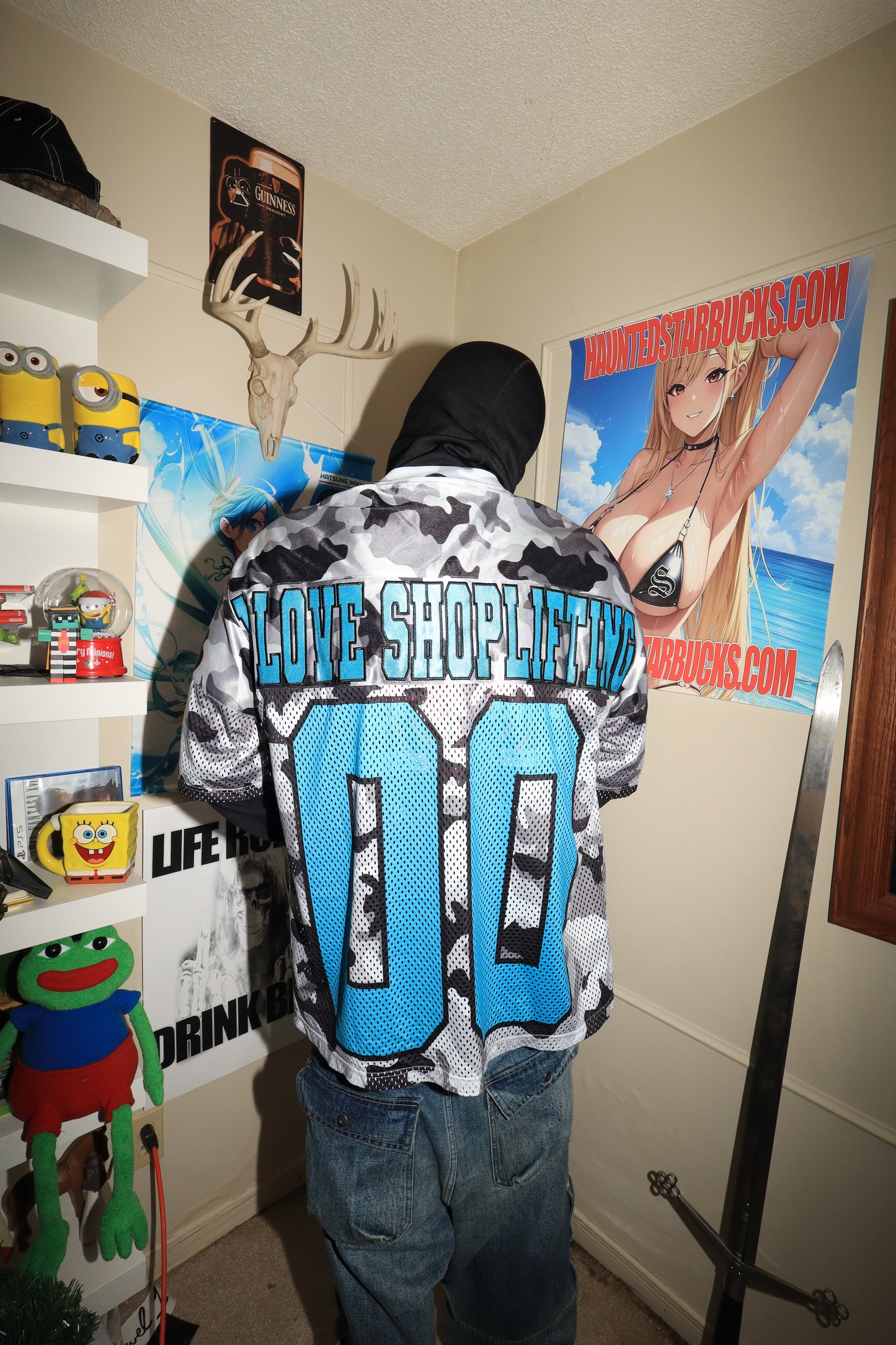 SHOPLIFTER JERSEY (SNOW CAMO)