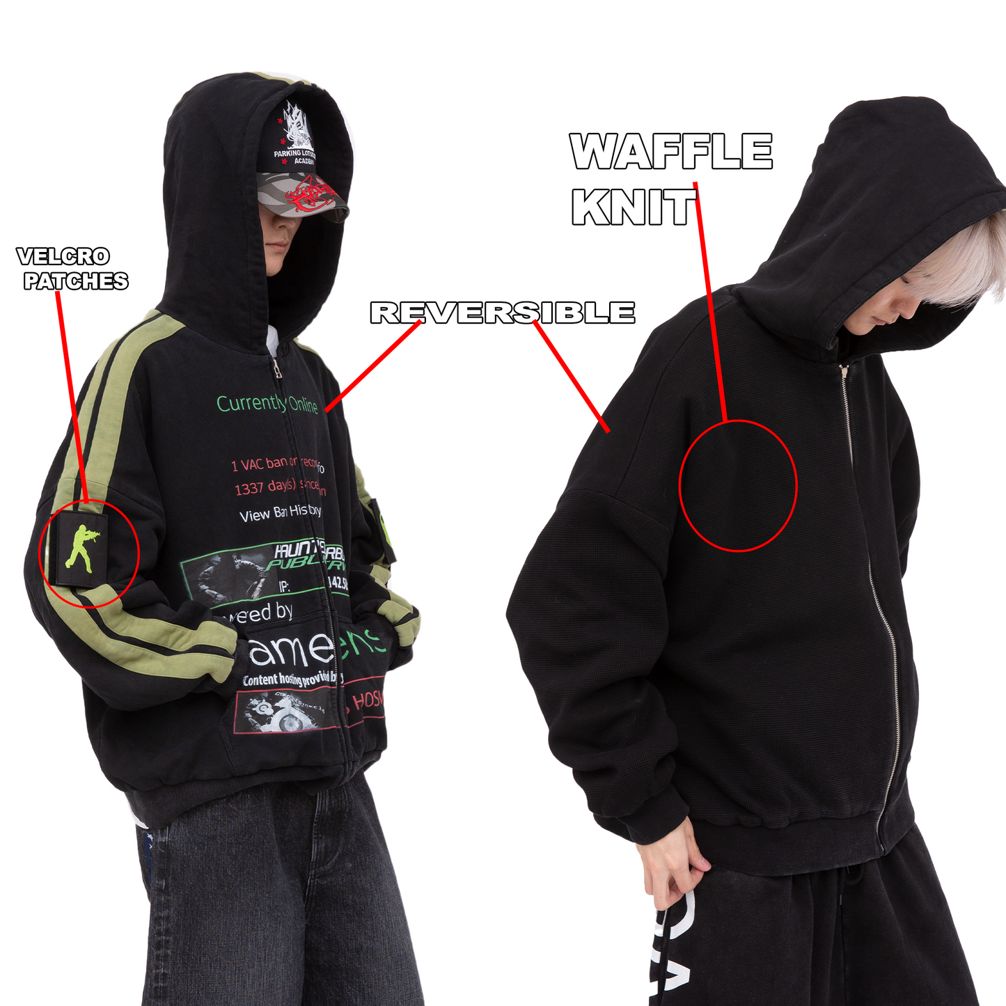 CS REVERSIBLE HOODIE