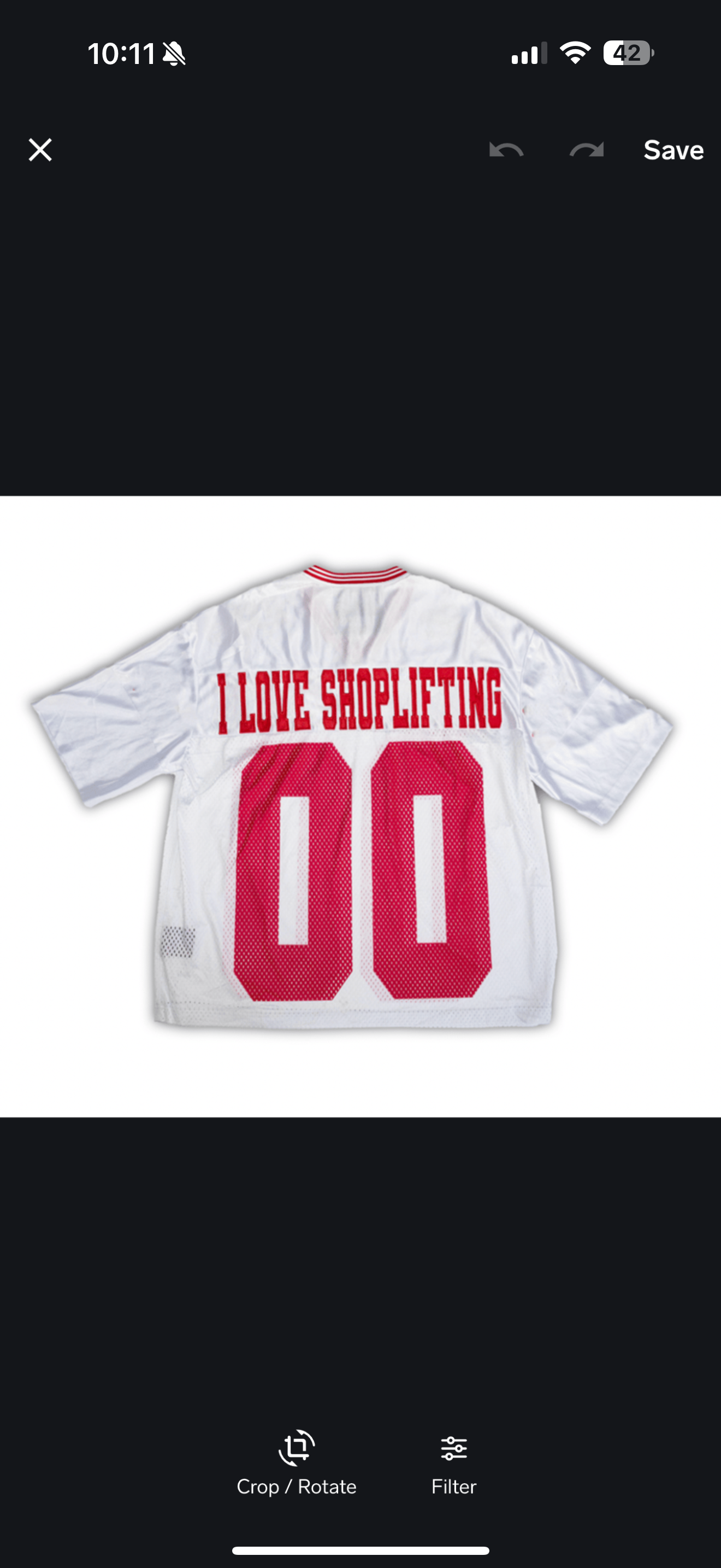SHOPLIFTER JERSEY (HM)