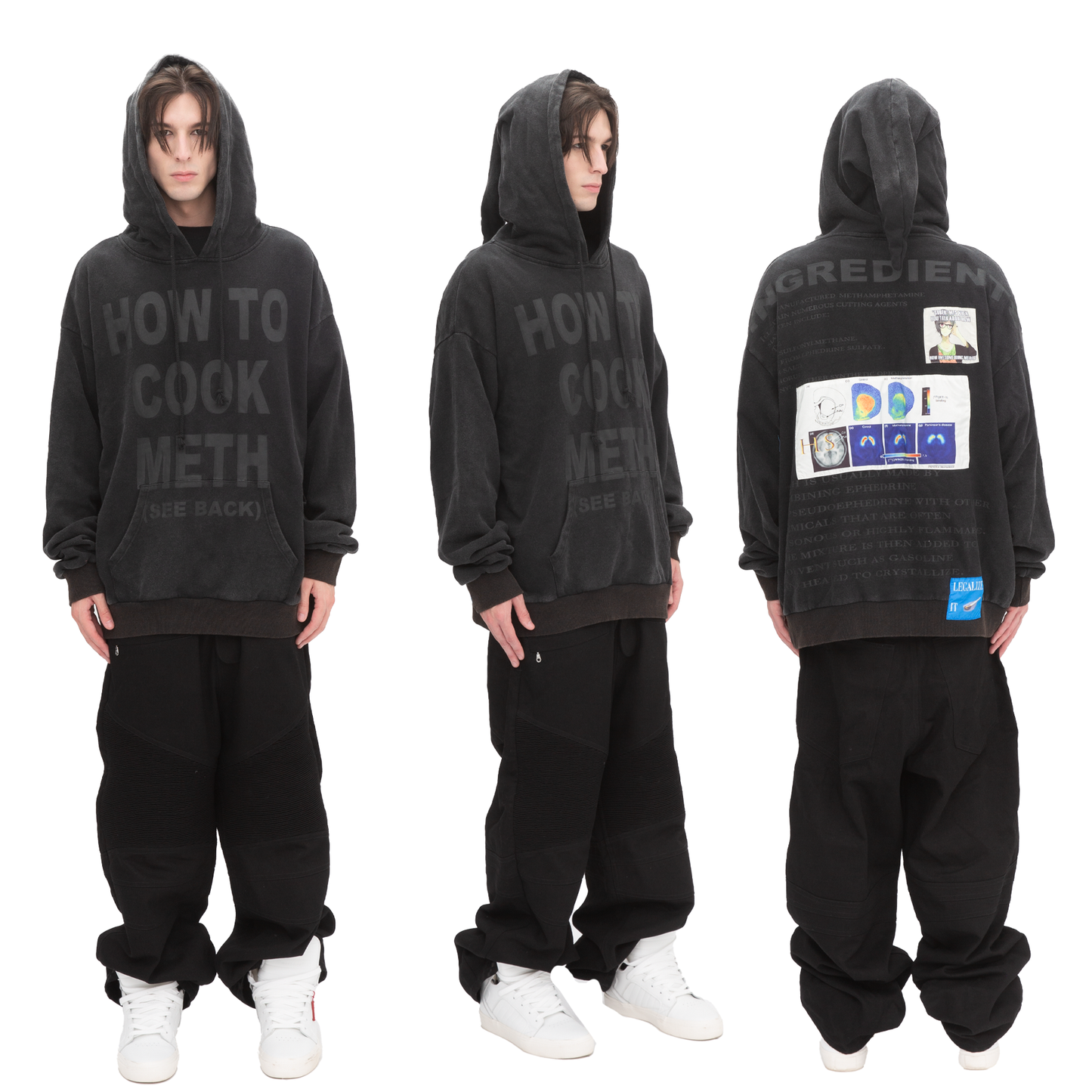 METH HOODIE (FADED)