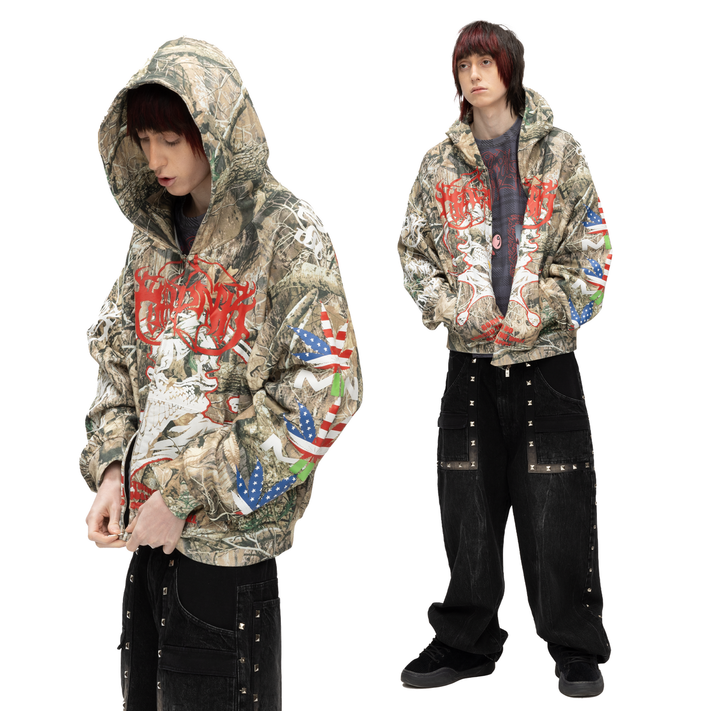 SUBURB VICTIM HOODIE (REAL TREE)