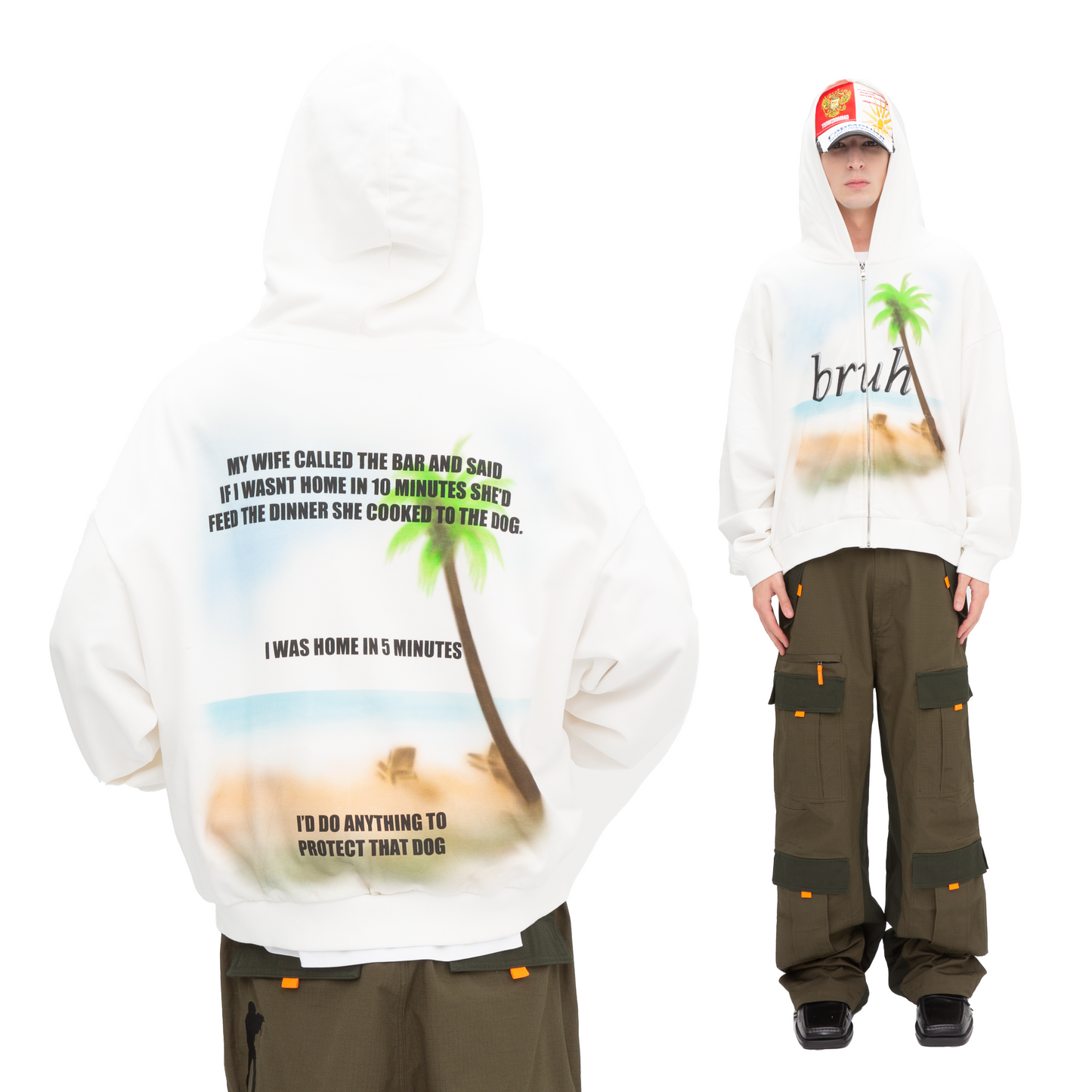 BRUH AIRBRUSHED HOODIE