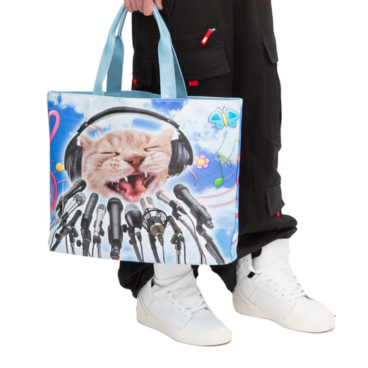 HAPPY MEOW TOTEBAG