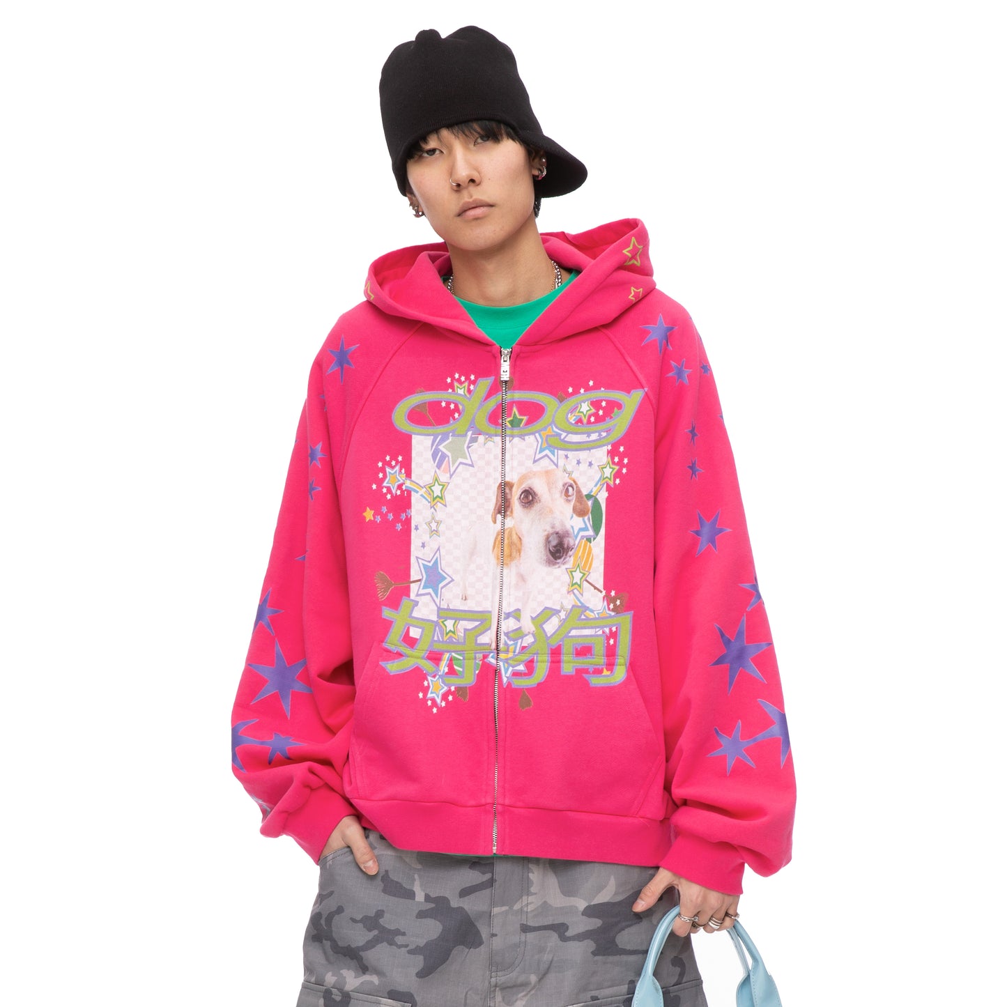 CAT HOODIE (PINK)
