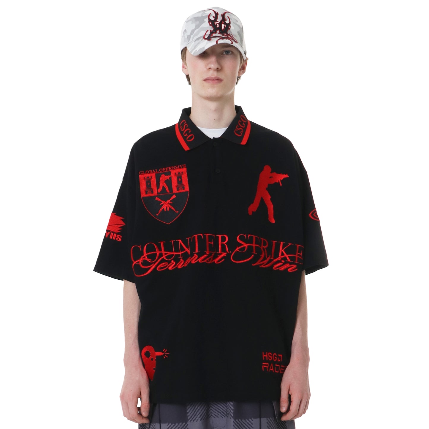 CS OVERSIZED POLO (RED)