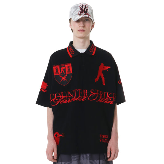 CS OVERSIZED POLO (RED)