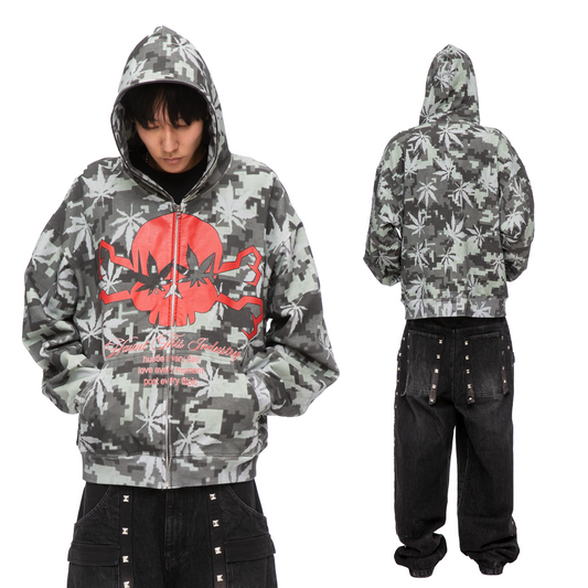 HS X FTI WEED CAMO HOODIE