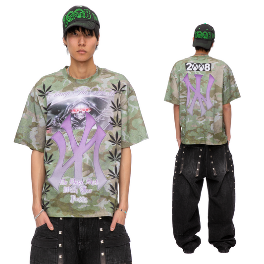 CAMO SKULL SHIRT