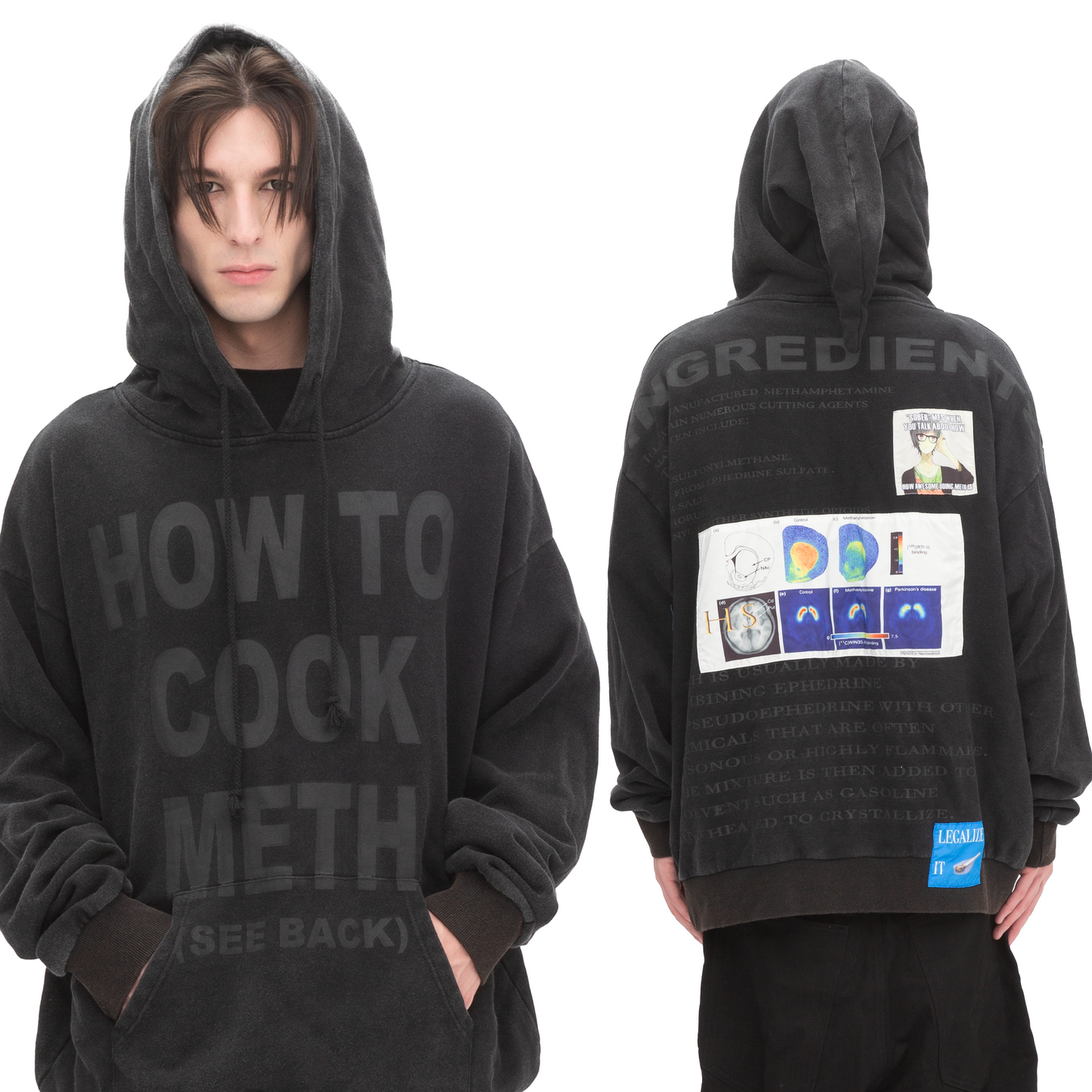 METH HOODIE (FADED)