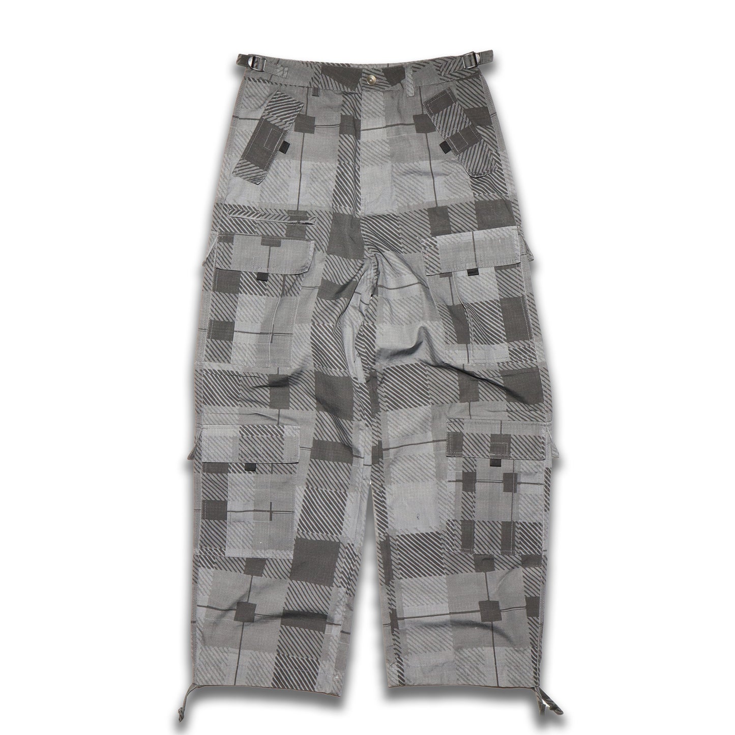 PLAID CARGO PANTS