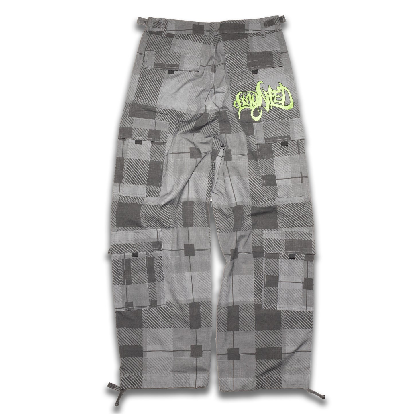 PLAID CARGO PANTS