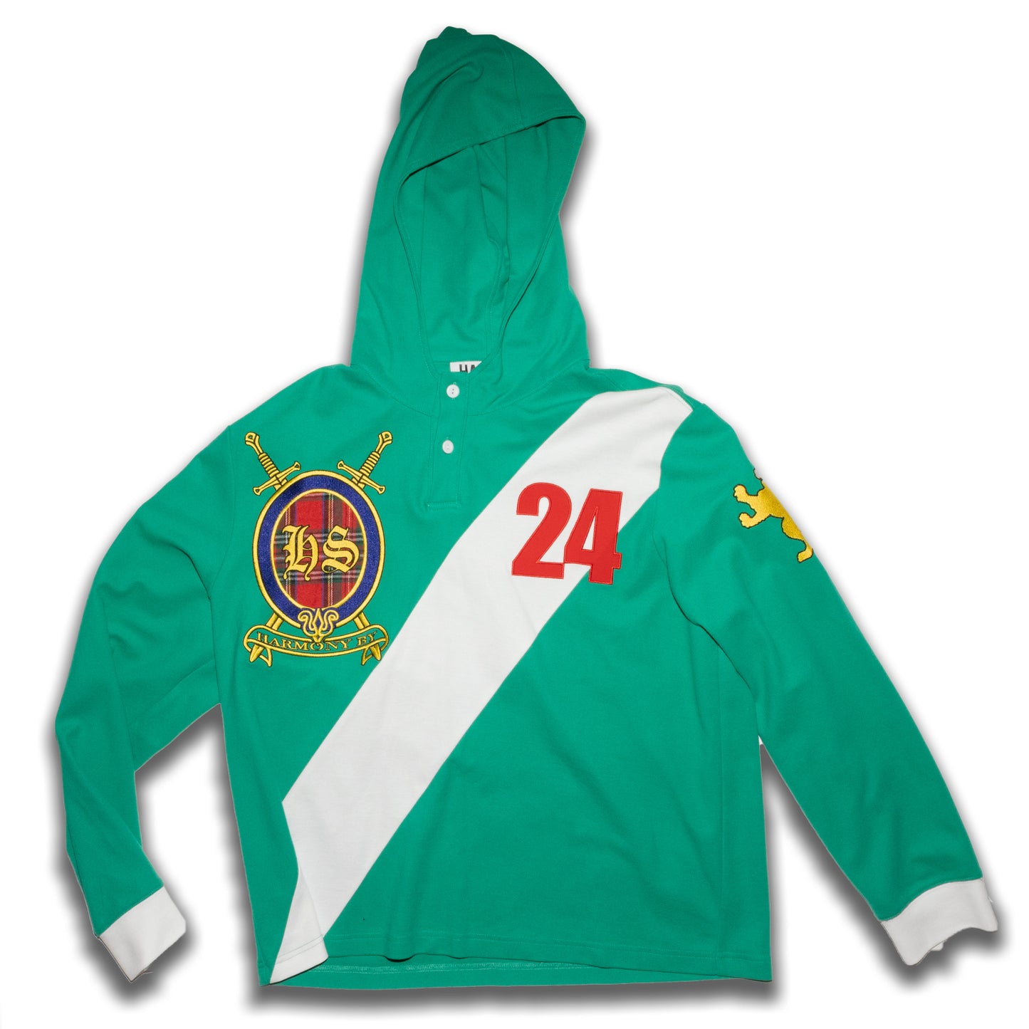 HOODED POLO SHIRT