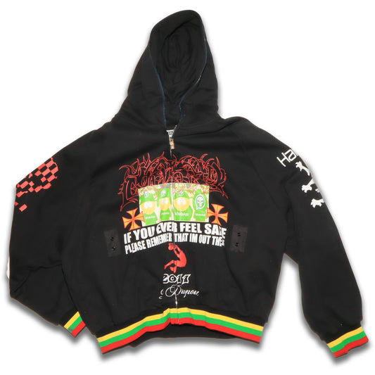 STALKER HOODIE (RASTA)
