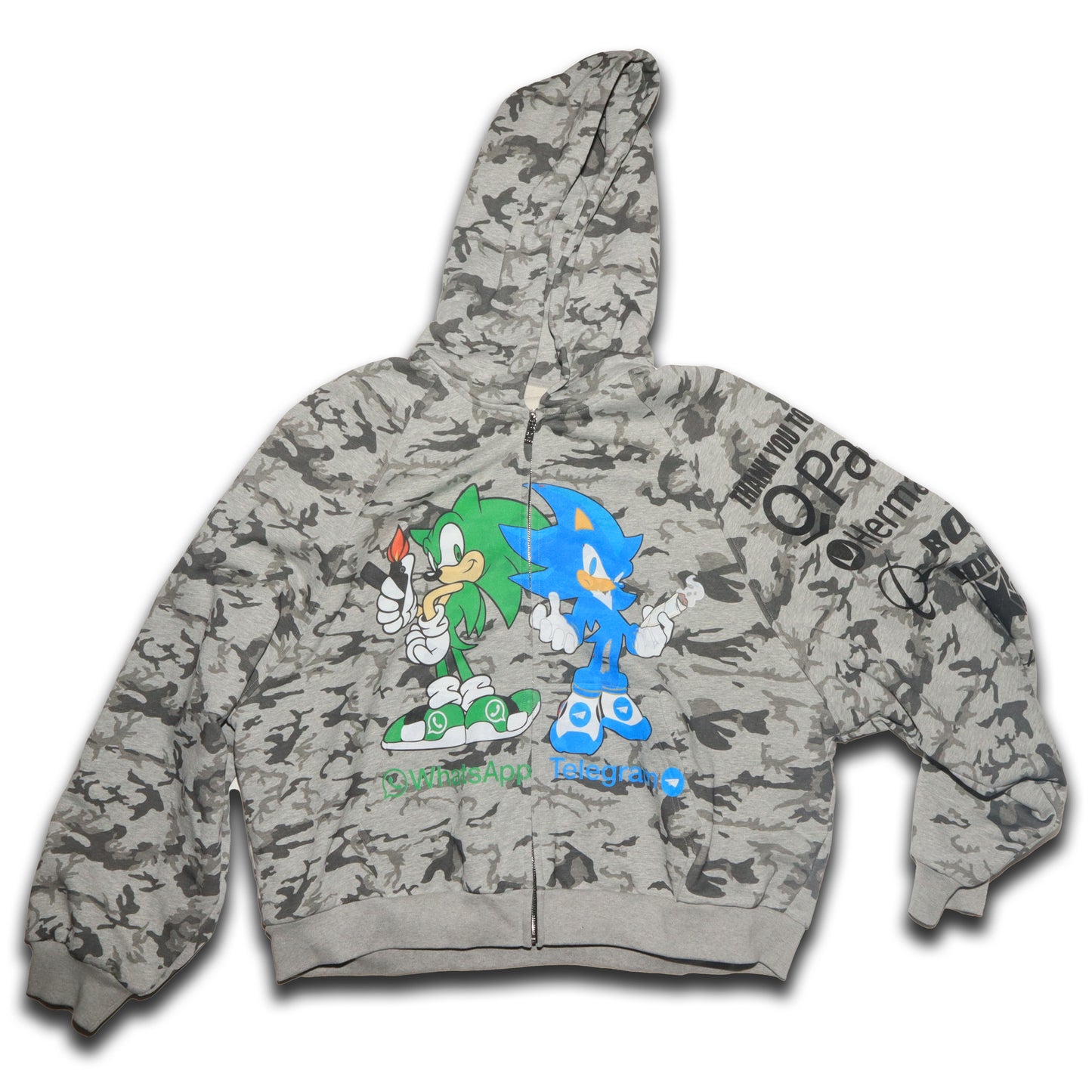 WHATSAPP HEDGEHOG CAMO ZIP
