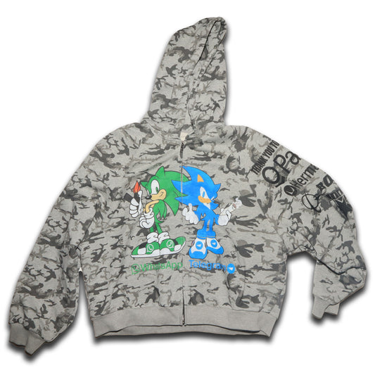 WHATSAPP HEDGEHOG CAMO ZIP